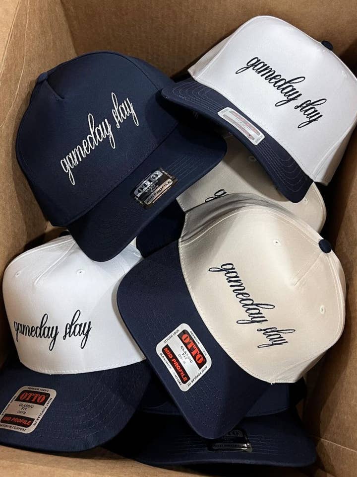 Gameday Slay- Embroidered Hat for wholesale by Ruby Moon