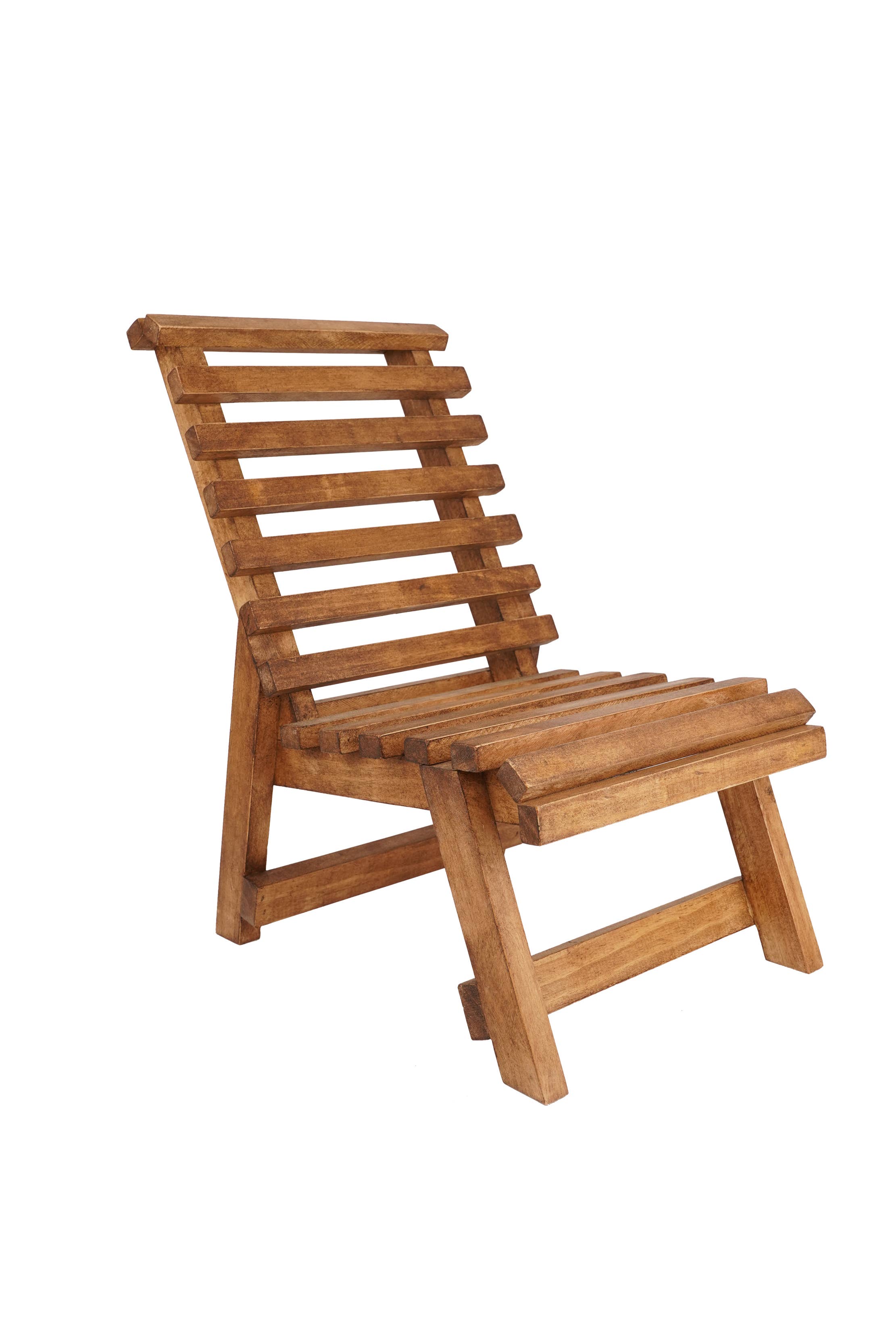 My Amigos Imports - Wholesale Chair - CLEARANCE-Wooden Lounge Chair-Display-11x14x19H inches--$329