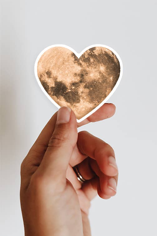 The Galek Sea – wholesale Klistermärke – Hjärta Månen Kli1