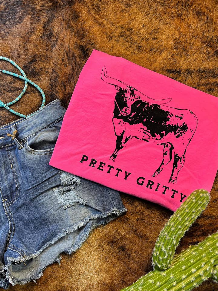 maglietta graziosa e grintosa per la vendita all'ingrosso da parte di Buckin Barn Wholesale