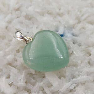 Shamans Crystal – Großhandel Individueller Charm/Anhänger – Herz-Anhänger aus Edelsteinen mit silberner Öse – Amethyst, Aventurin, Tigerauge & mehr14