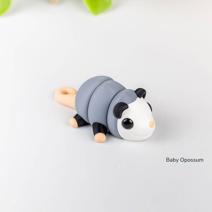 Brinquedo de Gambá Bebé em Miniatura 3D, Brinquedo Articulado para Fidget por atacado de Great American Designs