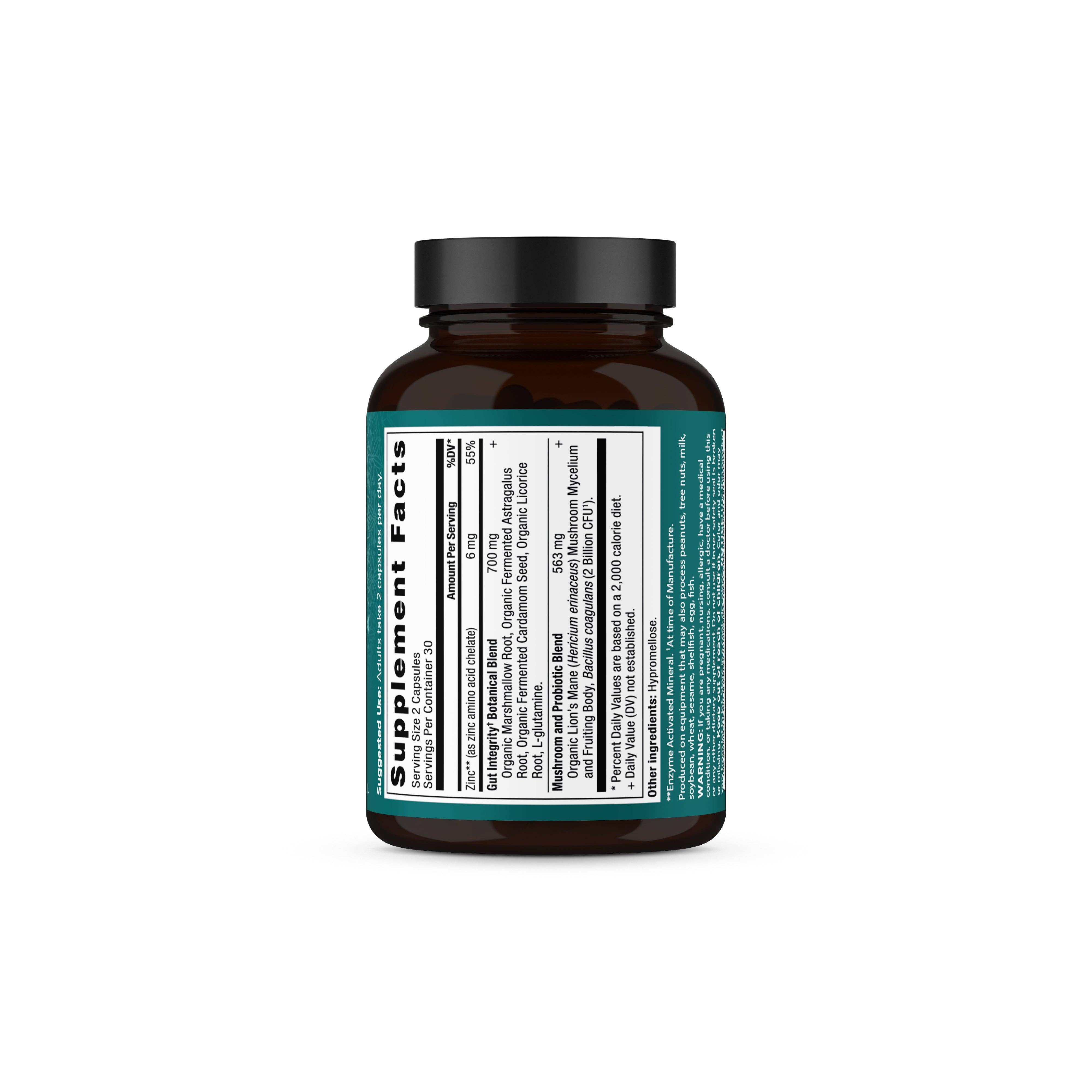 Black Leaky Gut | Capsules (60 Capsules) for wholesale on Faire2