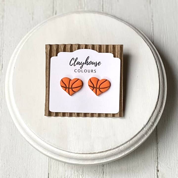 Clayhouse Colours - Wholesale Stud/post earrings - Sports Studs | Football, Baseball, Volleyball Basketball 3