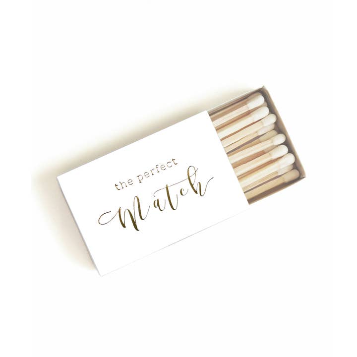 Studio Portmanteau - Wholesale Matches - The Perfect Match Matchbox | Pretty Wedding Matchbook