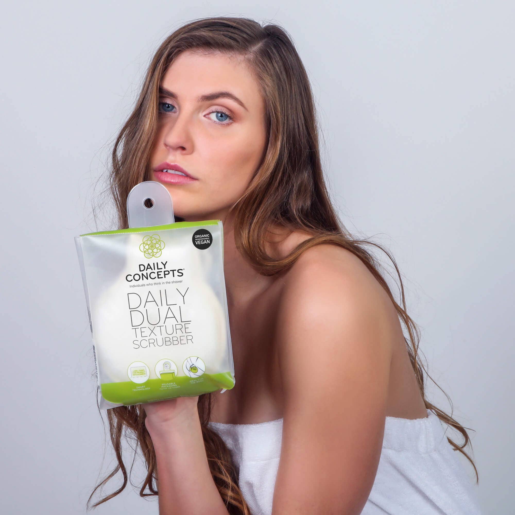 Daily Concepts - Wholesale Bath Pouf/Sponge - Daily Dual Texture Scrubber10