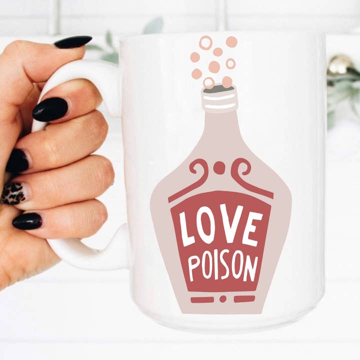 Kærlighed Posion Valentinsdag kaffekrus for engroshandel hos Boho Sips