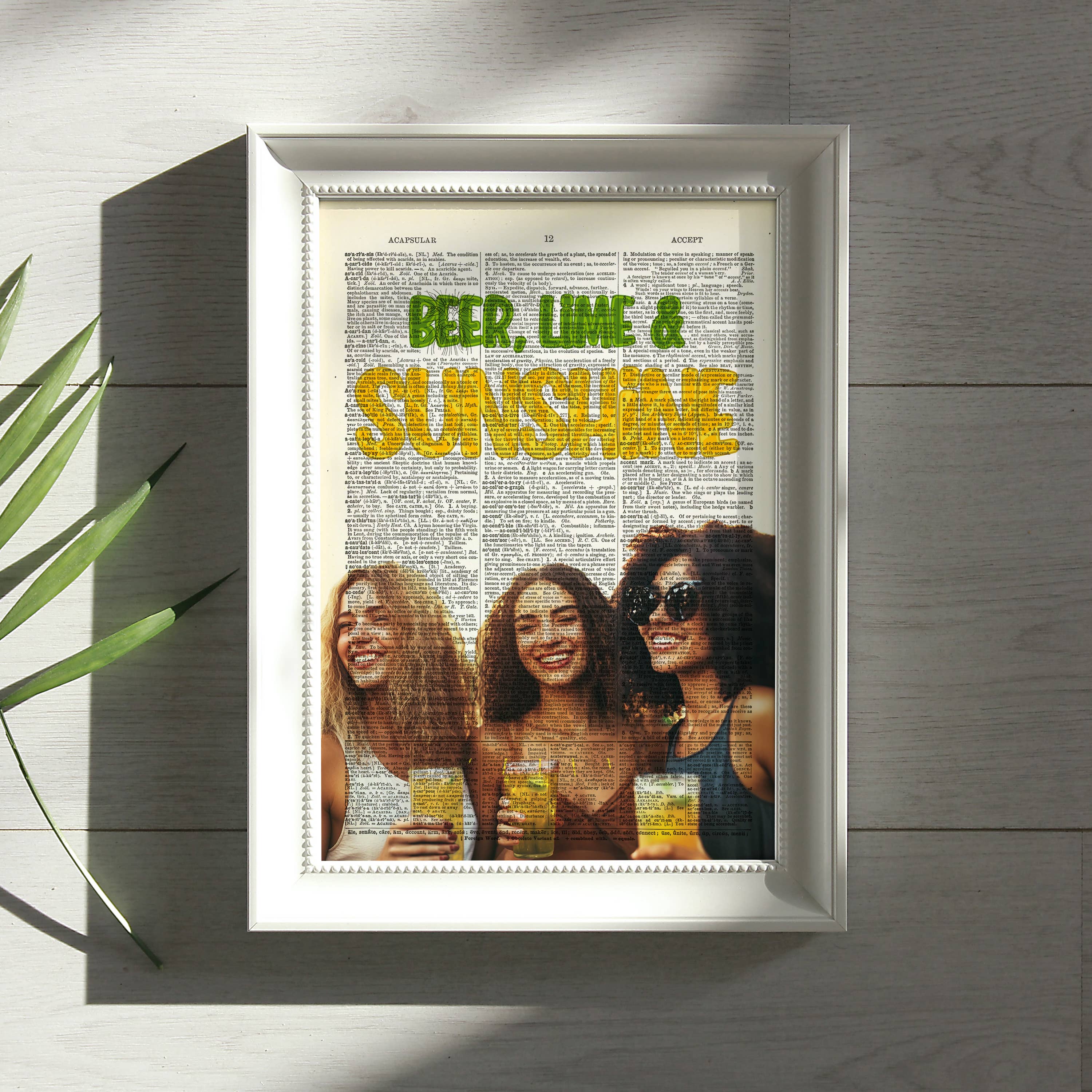 Vintage Dictionary Art - Wholesale Art Print - Art Print Dictionary Page | Beer, Lime & Sunshine1