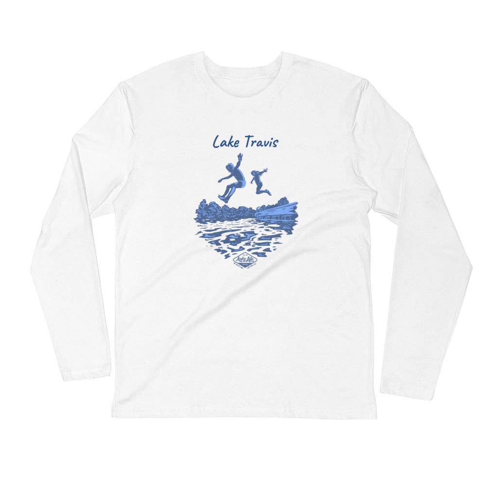 Lake Life Brand – wholesale Screen printed t-shirt – unisex – Jump On In™ - Custom Long Sleeve3