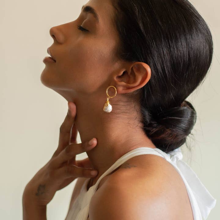 LULUDROP EARRINGS for wholesale by Dhwani Bansal