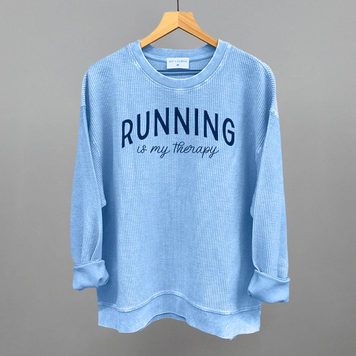 Ivy + Cloth - Wholesale Graphic Sweatshirt - Women's - Running Is My Therapy3