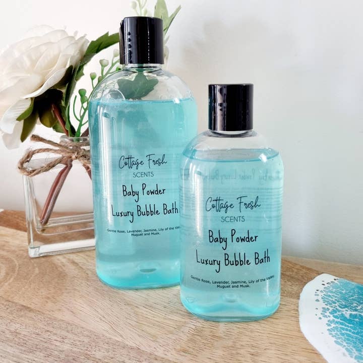 Cottage Fresh Scents - Wholesale Bubble Bath - Baby Powder Luxury Bubble Bath