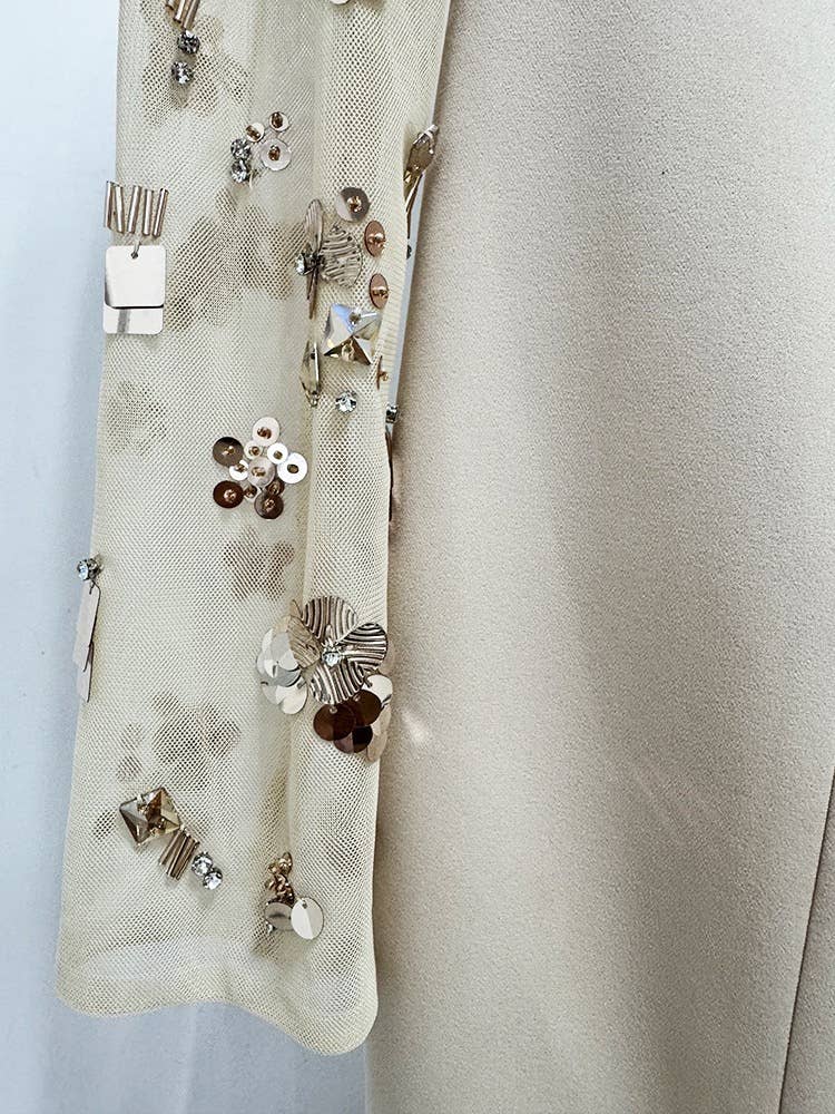 Productseeker - Wholesale Gown - Women's - DR862Y Mesh Patchwork Beaded Rhinestone Long Evening Dress6