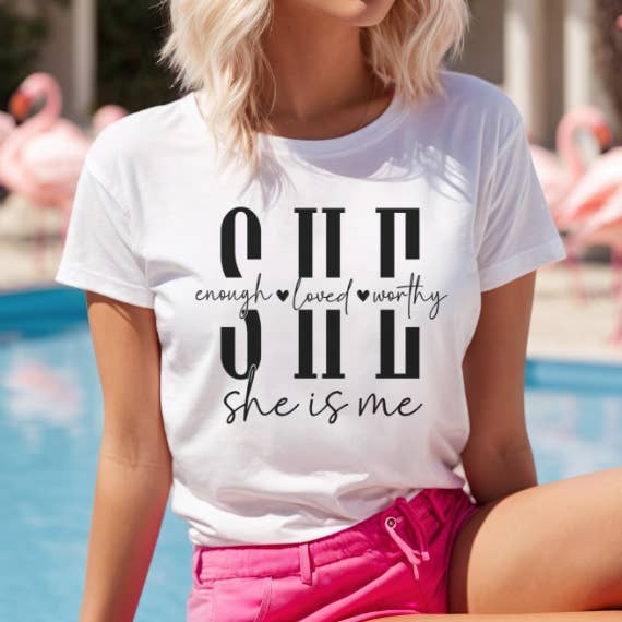 She is me DTF Print for wholesale by Simple Tymes