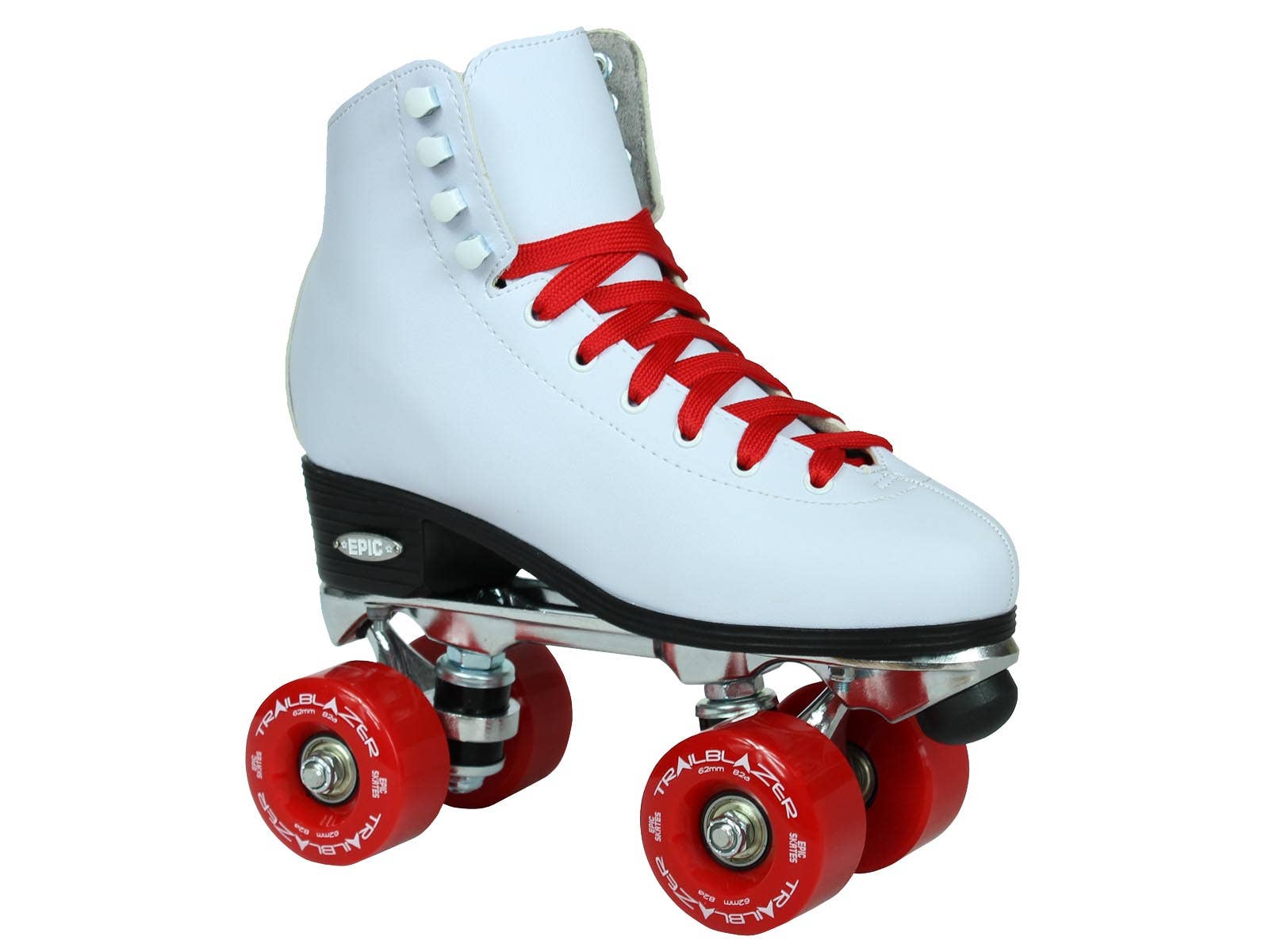 Epic Skates - Wholesale Sporting Accessories - Epic Classic White & Red Quad Roller Skates3