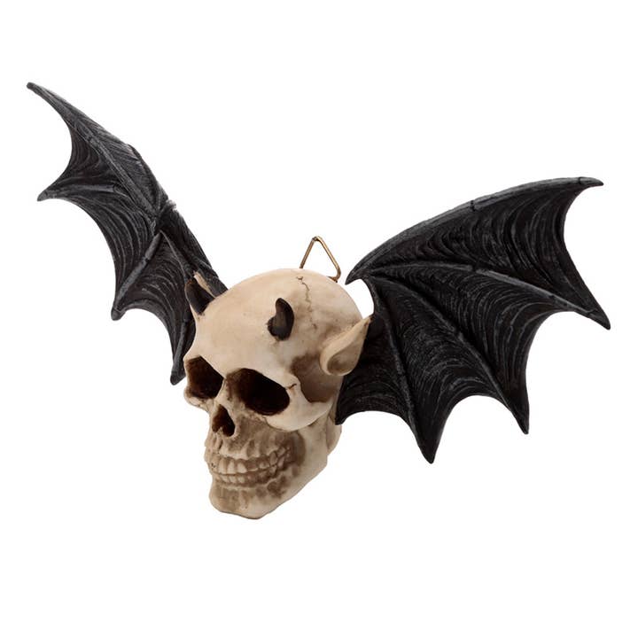 Puckator Ltd - Wholesale Ornament - Devil Bat Skull Wall Plaque