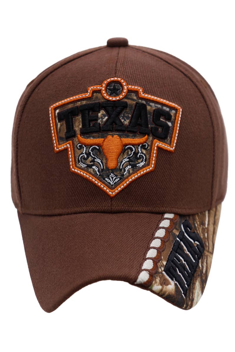 Cap Zone - Wholesale Baseball Cap - Unisex - Texas Longhorn Embroidered Twill Acrylic Baseball Cap11
