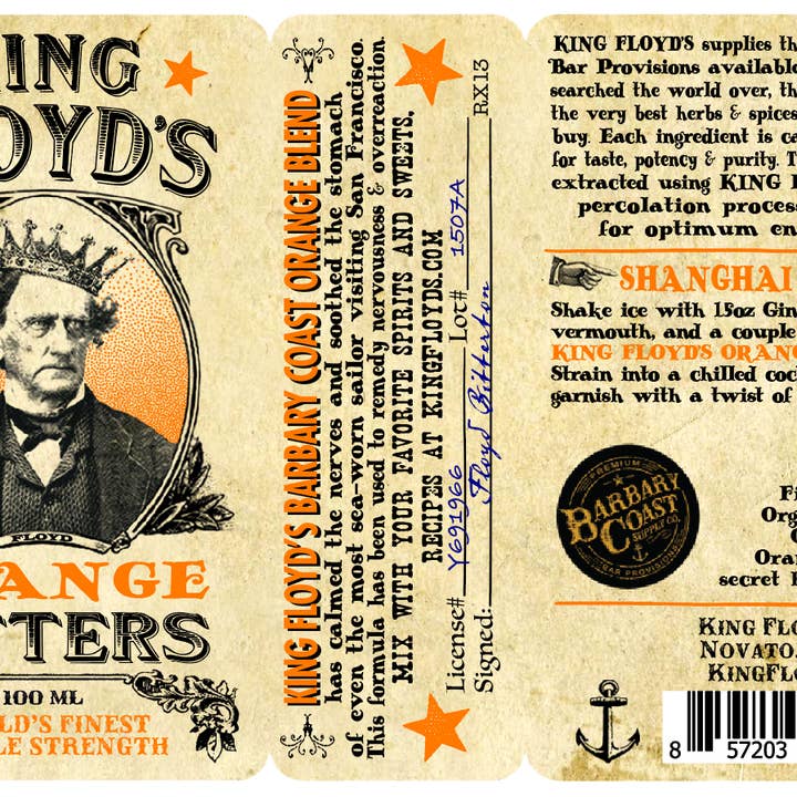 King Floyd’s - Wholesale Bitters - KING FLOYD'S Orange Bitters2