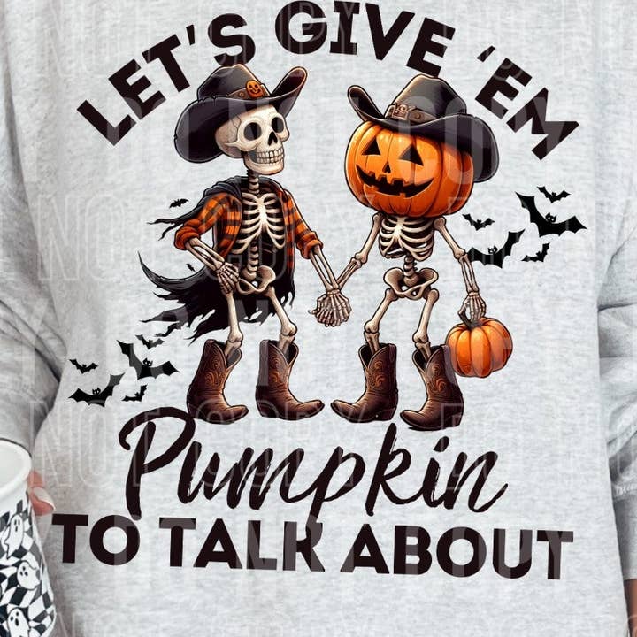 Lad os give Em græskar til at tale om DTF-overførsel for engroshandel hos K and M Designs