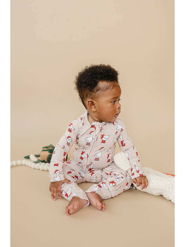 Lucky Panda Kids - Wholesale Jumpsuit - Baby - Bamboo Zip Romper | Merry Goose5