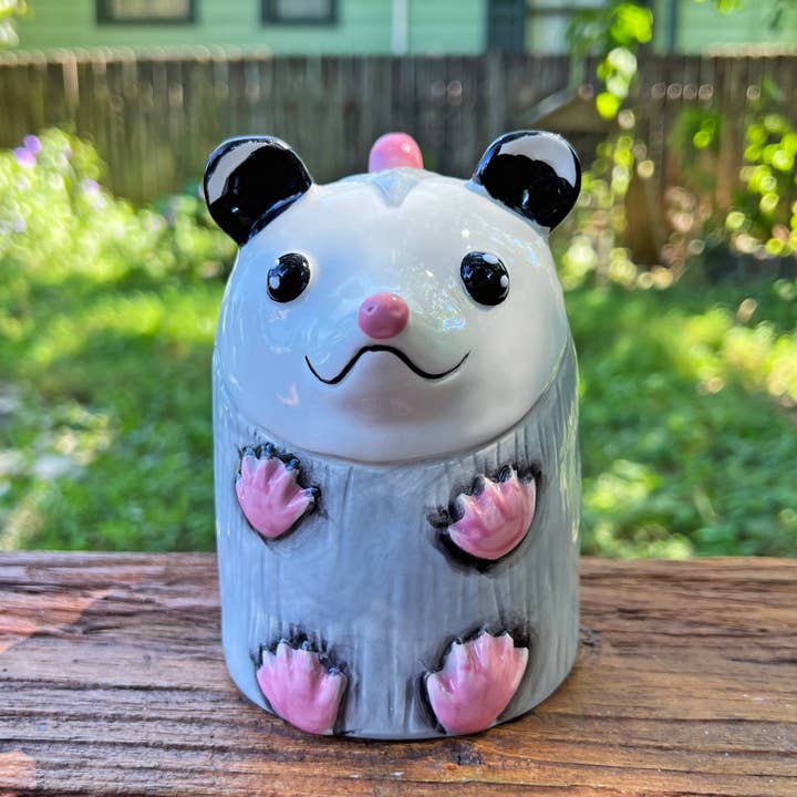 Sesame the Opossum - Wholesale Coffee Mug - Upside-Down Opossum Mug!0