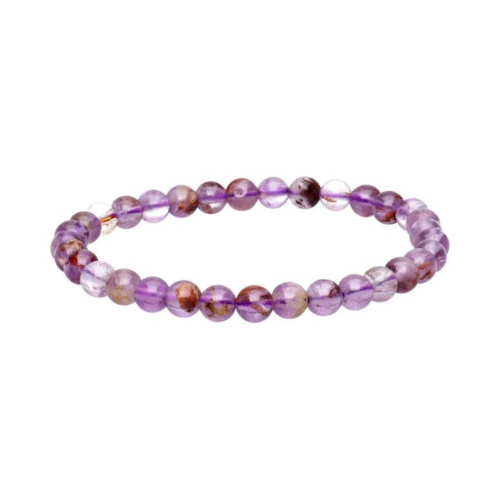 Vives de la Cortada S.L - Venta al por mayor Pulsera de cuentas - Pulsera de cacoxenita 6mm