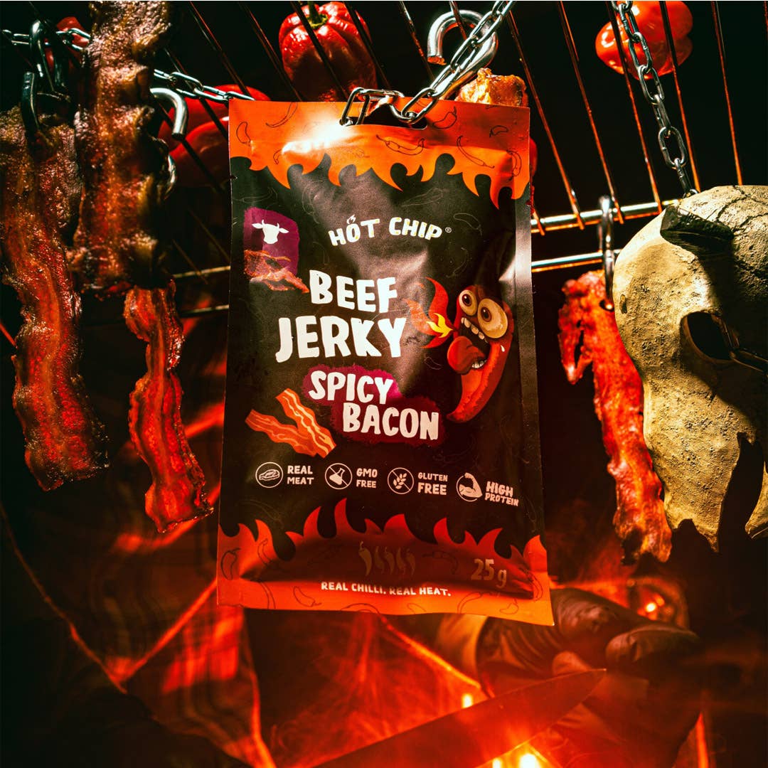 HOT-CHIP - Wholesale Jerky - Jerky Chilli And Bacon 25g2