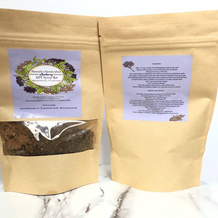 Hannah's Handcrafted – wholesale DIY drink kit – DIY Elderberry Syrup Kits3