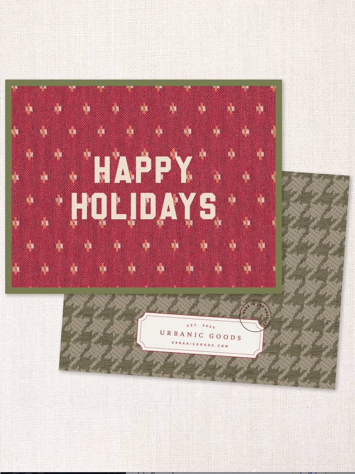 Inbäddad! God Jul-kort för wholesale av Urbanic Goods