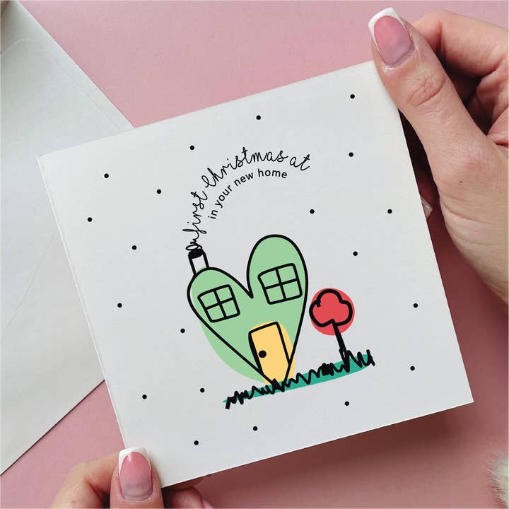 Nytt hem julkort för wholesale av Alphabet Studios