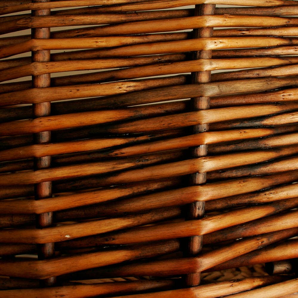 WALD IMPORTS - Wholesale Basket - 13.5" Brown Willow Basket2