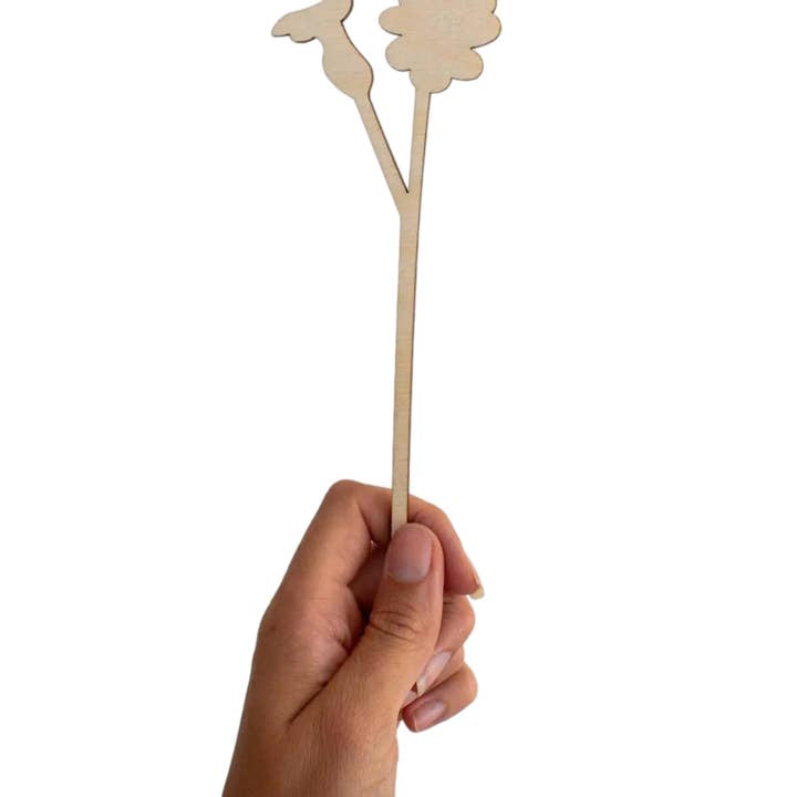 Houten paardenbloem voor wholesale door Growing Concepts