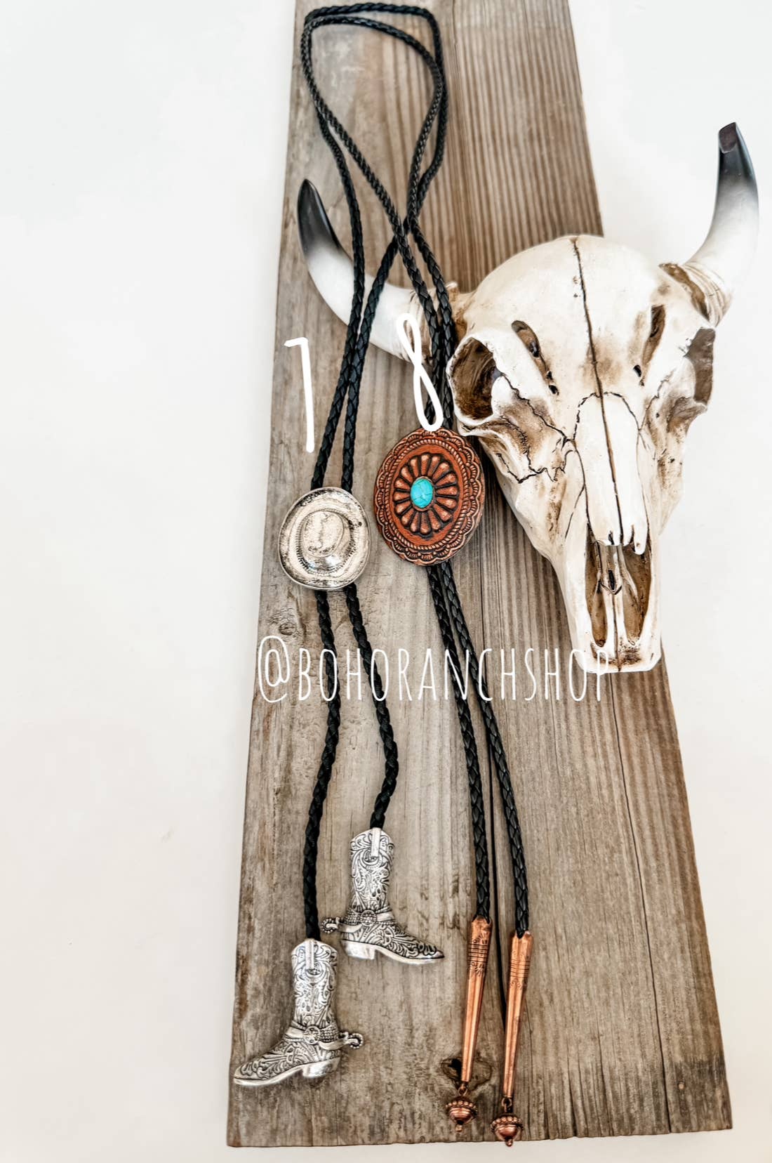 Boho Ranch Shop - Wholesale Pendant/Charm Necklace - Western Bolo Long Pendant Necklace17
