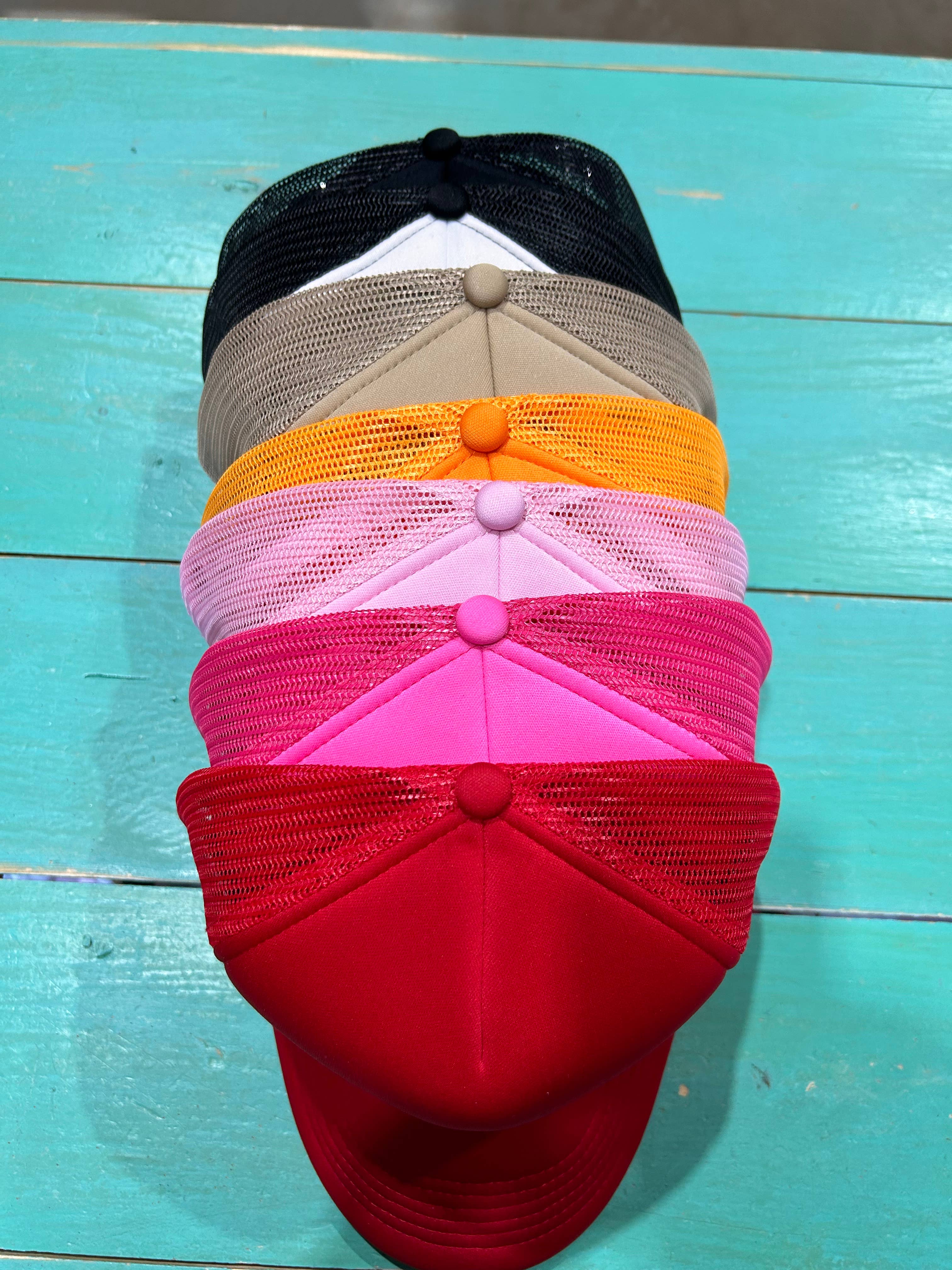 Vibes Hat Company - Wholesale Truckerpet - Dames - Vibes zachtroze truckerhoed van schuimstof | Hat Bar | Blanco petten1