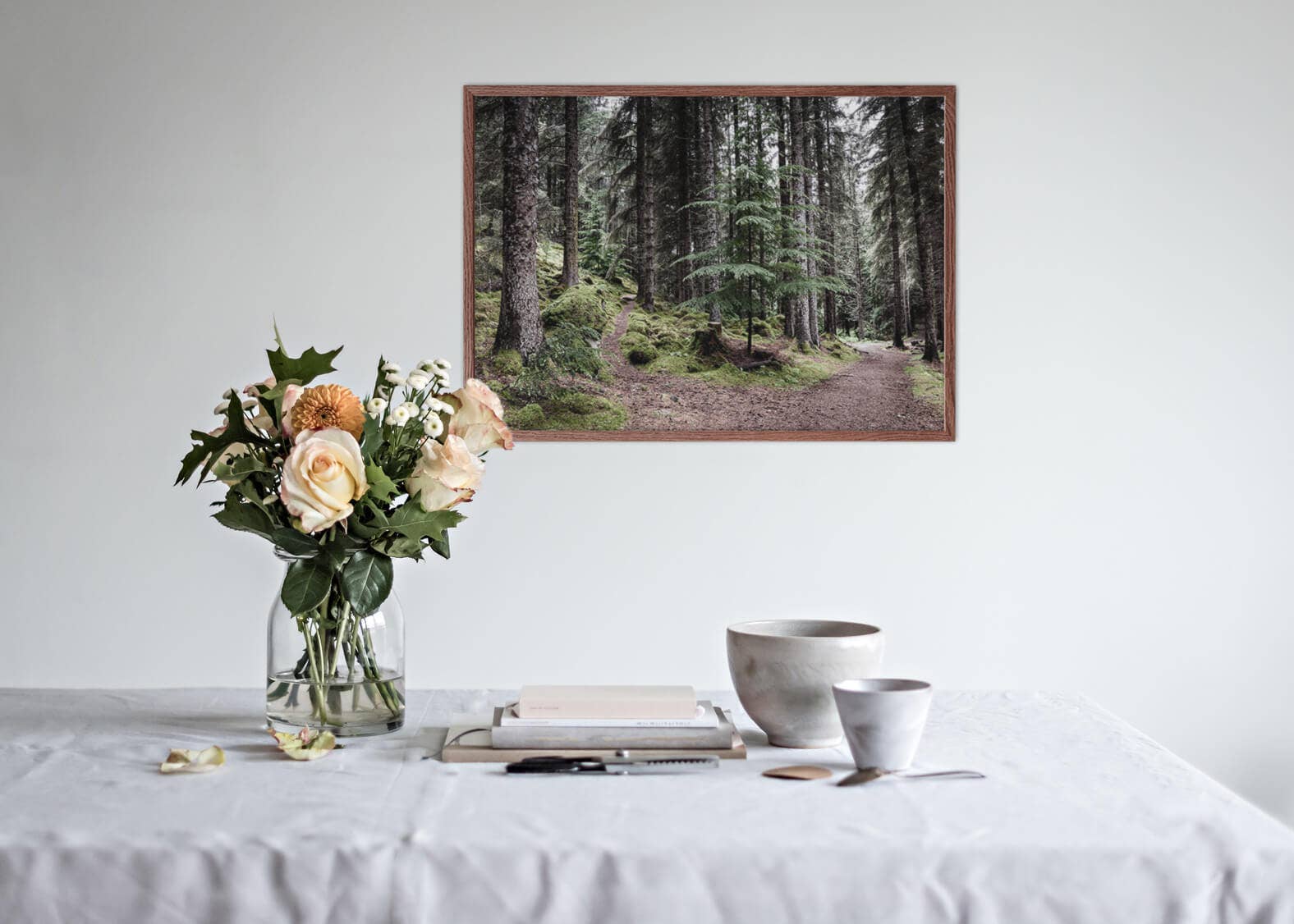 Foto Factory - Vente Affiche d'art - Affiche de forêt près du lac Loch Ness en Écosse2