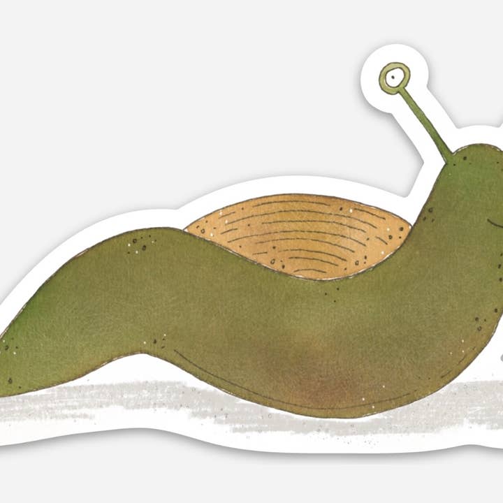 Slug Sticker for wholesale by Nicole Bennion Illustration