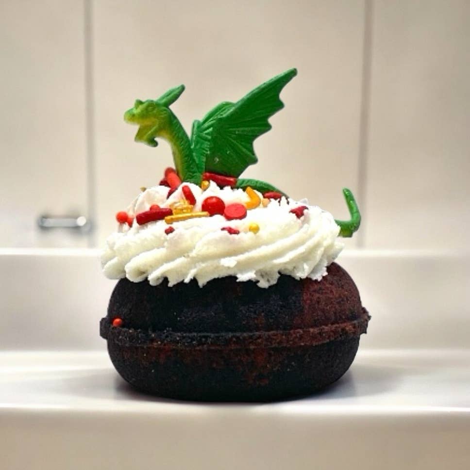 Calla Lily Cosmetics - Wholesale Bath Bomb/Fizz - Dragon Bubbly Donut Bath Bomb2