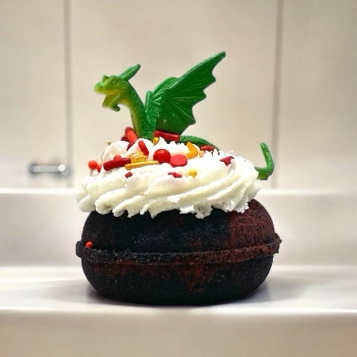 Calla Lily Cosmetics - Wholesale Bath Bomb/Fizz - Dragon Bubbly Donut Bath Bomb2