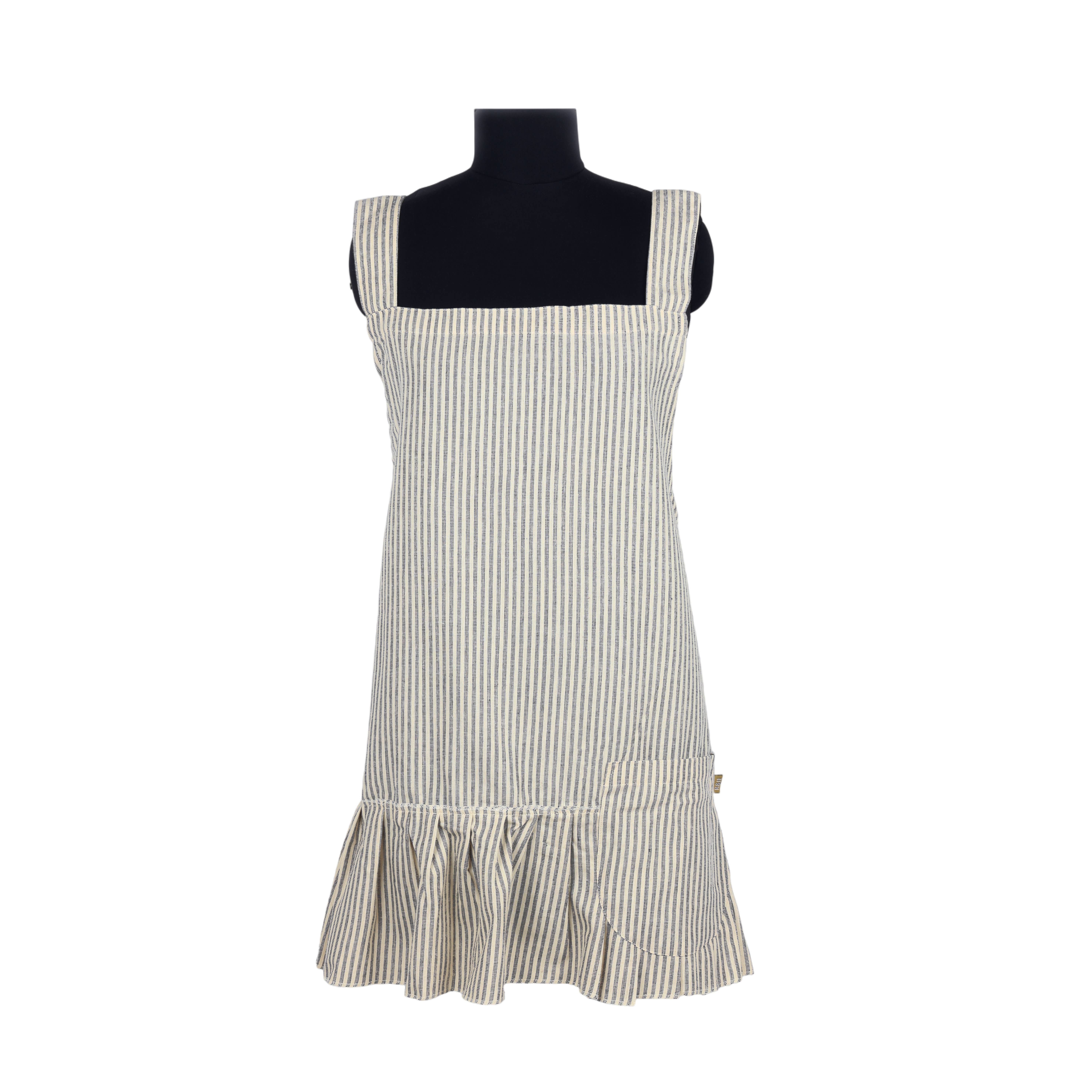 Raine & Humble - Wholesale Apron - Manor Stripe Pinafore Apron - Navy