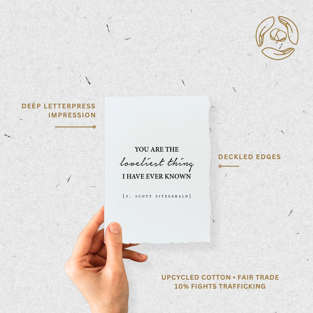 Paper Baristas - Wholesale Anniversary Card - You're the loveliest thing | Love Anniversary Greeting Card3
