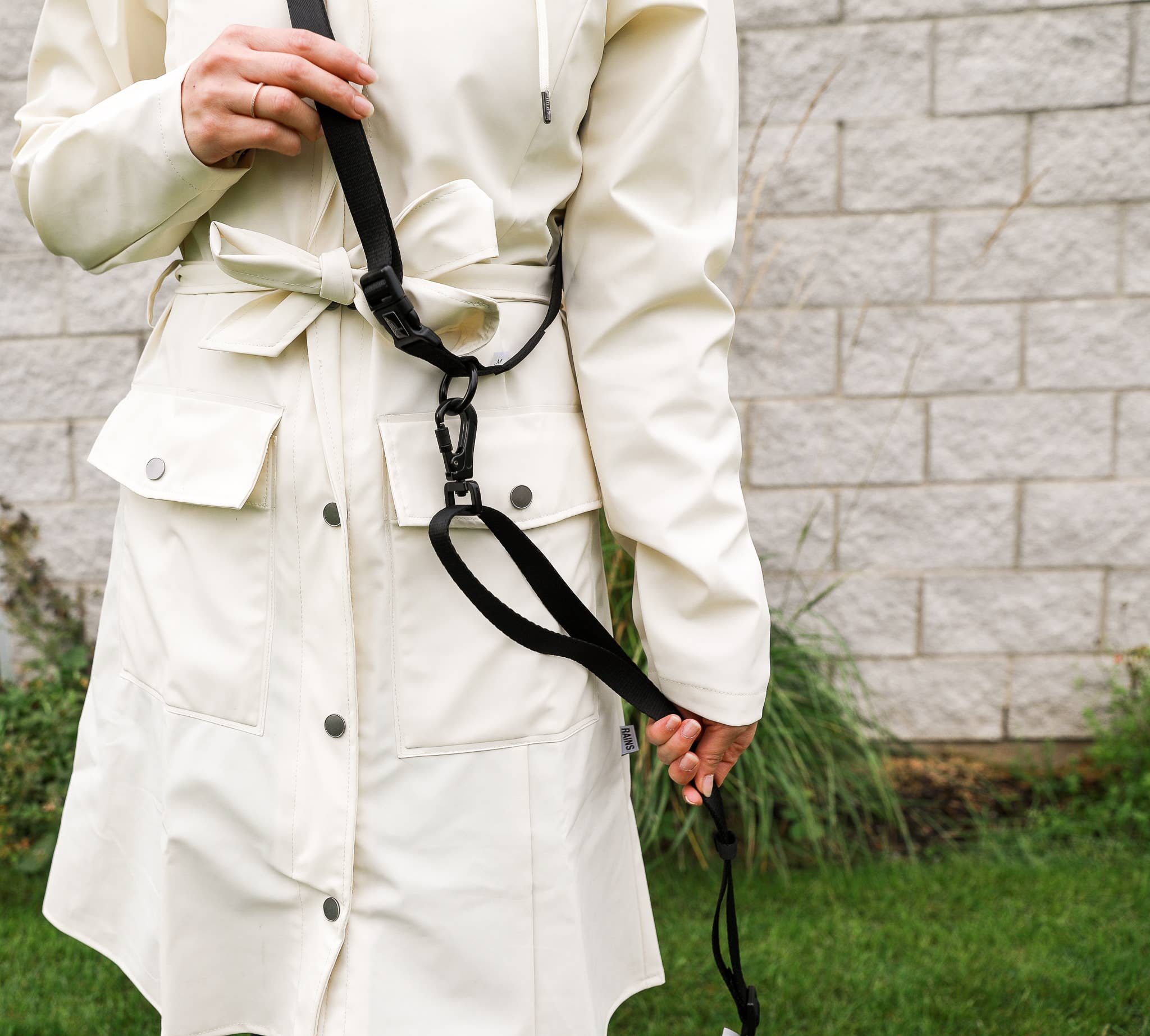 Cavology - Wholesale Pet Leash - Dog - DOG LEASH HANDS FREE VINYL TWO PIECE MULTIWAY BLACK3