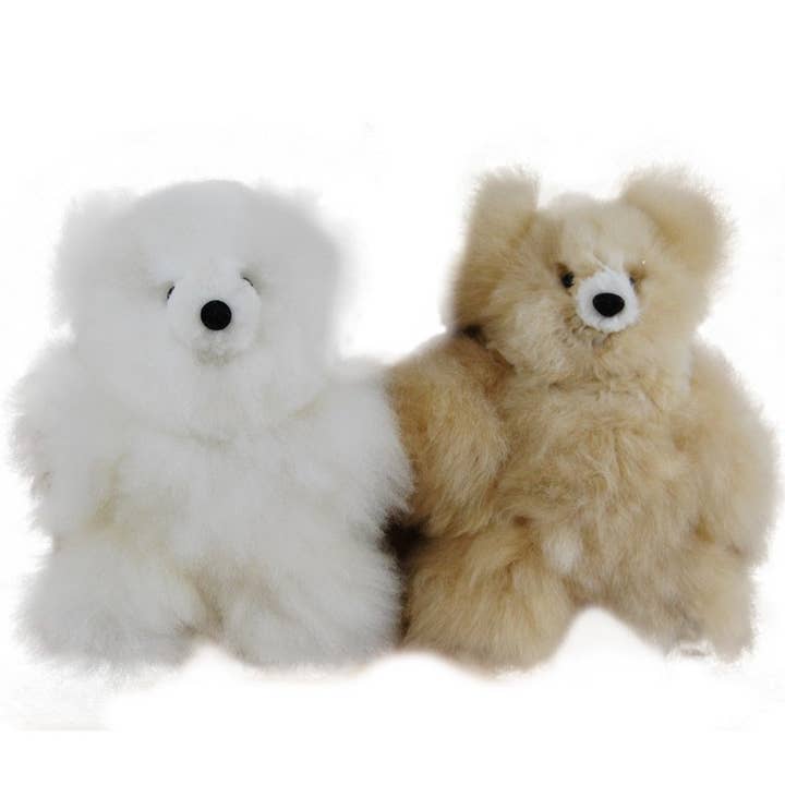 Alpaca Fur - Teddy Bear- 8-9 inches (AFTB08) for wholesale by My Comfy Apparel