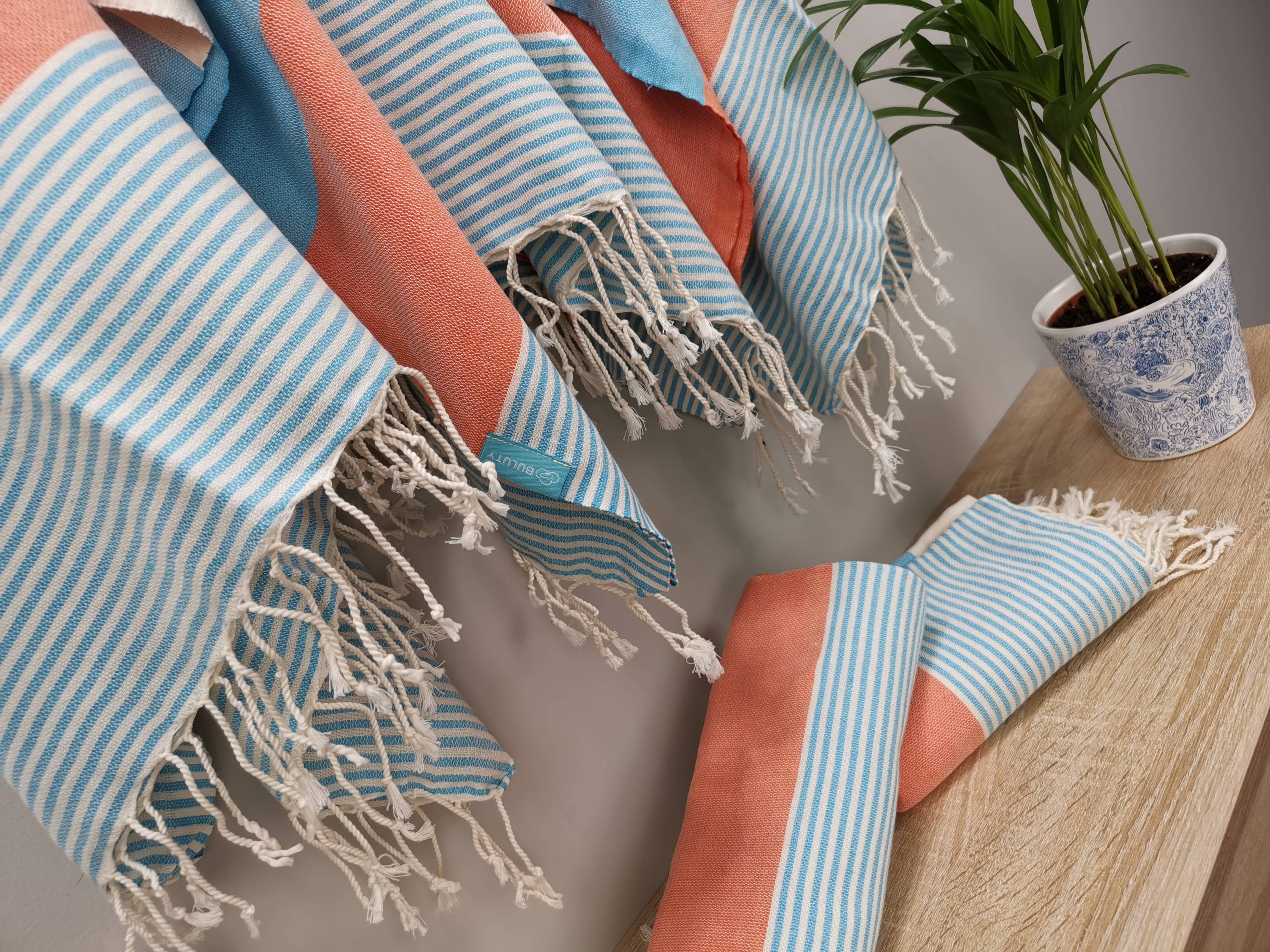 Buluty – Großhandel Badetuch – Hochwertige Peshtemal-Strandtücher aus Baumwolle — Hochzeitsgeschenke8