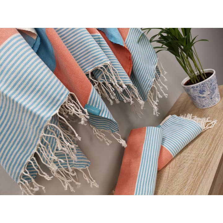 Buluty – Großhandel Badetuch – Hochwertige Peshtemal-Strandtücher aus Baumwolle — Hochzeitsgeschenke8