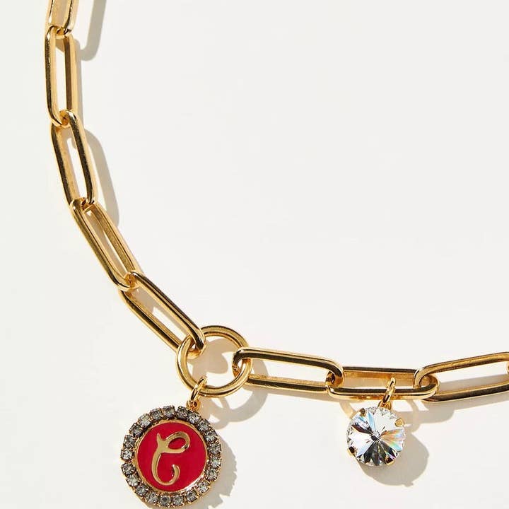 TOVA - Wholesale Pendant/Charm Necklace - Statement Monogram Necklace