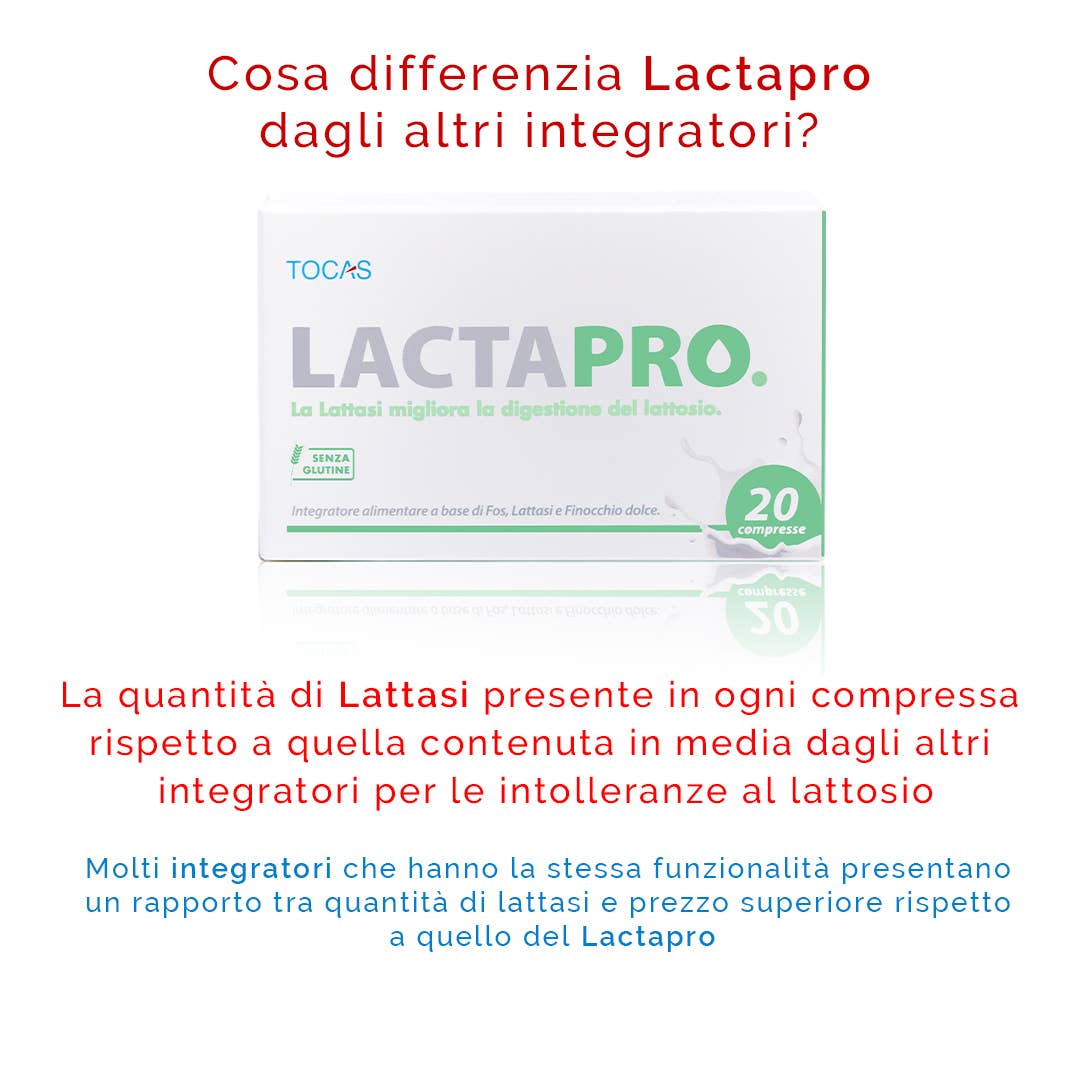 Tocas - Wholesale Oral Supplement/Vitamin - LactaPro 20 tablets: Lactose intolerance3
