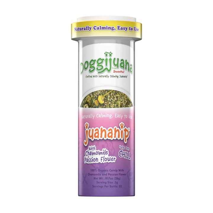 Juananip™ with Chamomile & Passion Flower Refill Bottle for wholesale by SmarterPaw | Meowijuana & Doggijuana