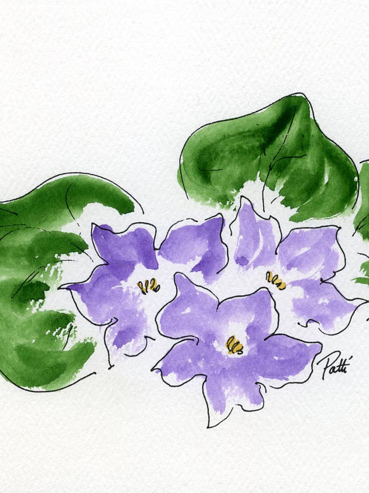 Violets (Set of 8) for wholesale by Fine Lines