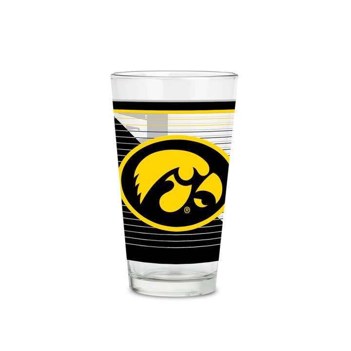 Rico Industries - Wholesale Beer Glass/Mug - NCAA Iowa Hawkeyes 16 oz Pint Glass