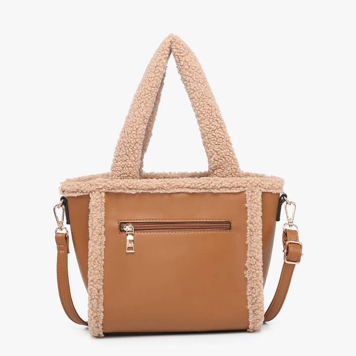 Jen & Co. - Wholesale Satchel - Women's - JN2378 Helsinki Sherpa Trim Satchel/Crossbody7